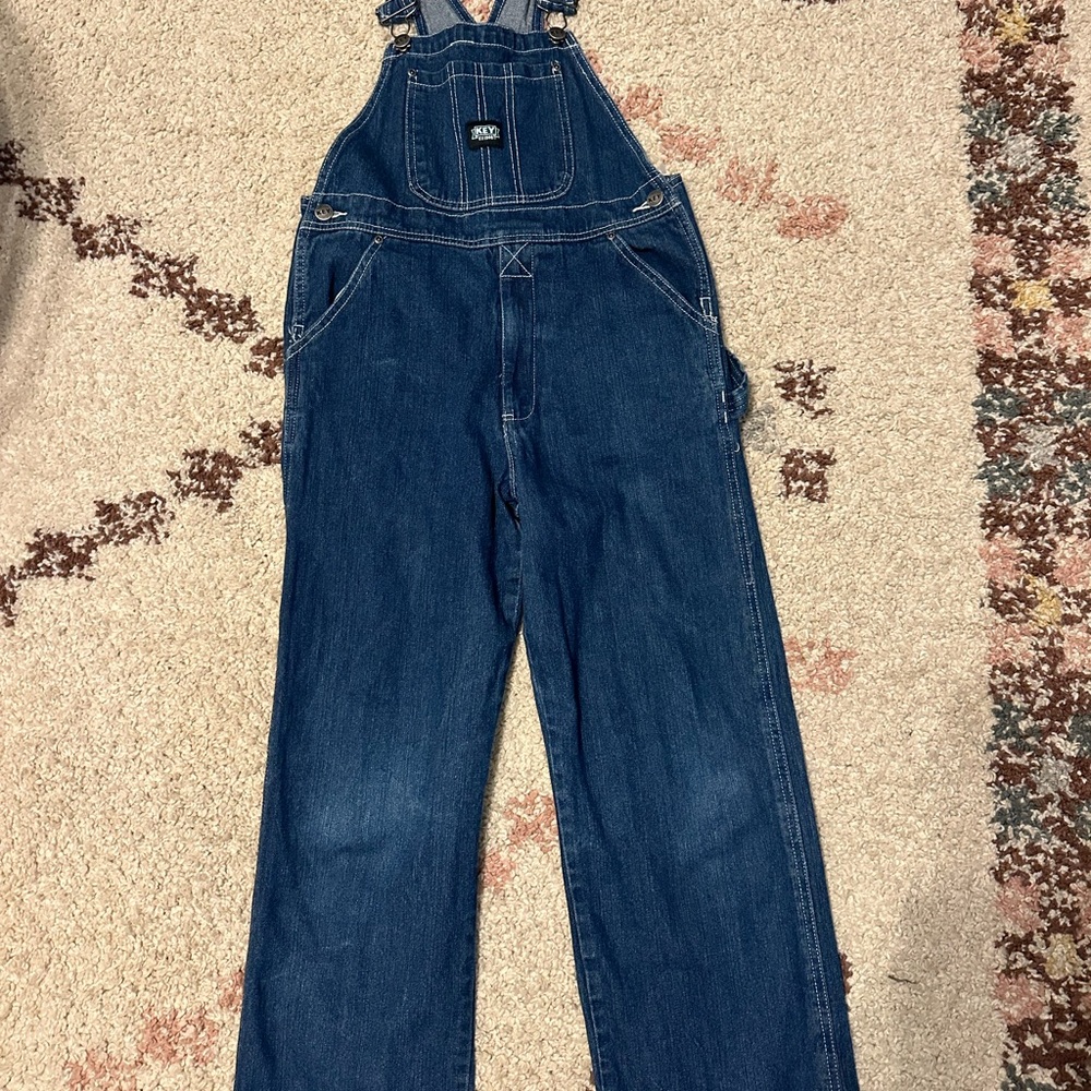 Boys Key Denim Jean Overalls